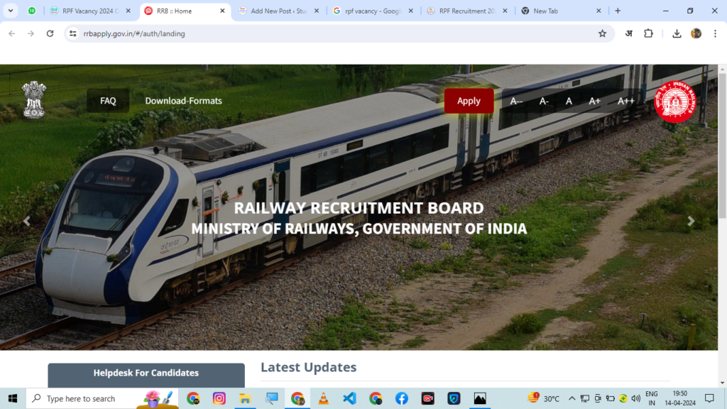 RPF Vacancy 2024 Notification