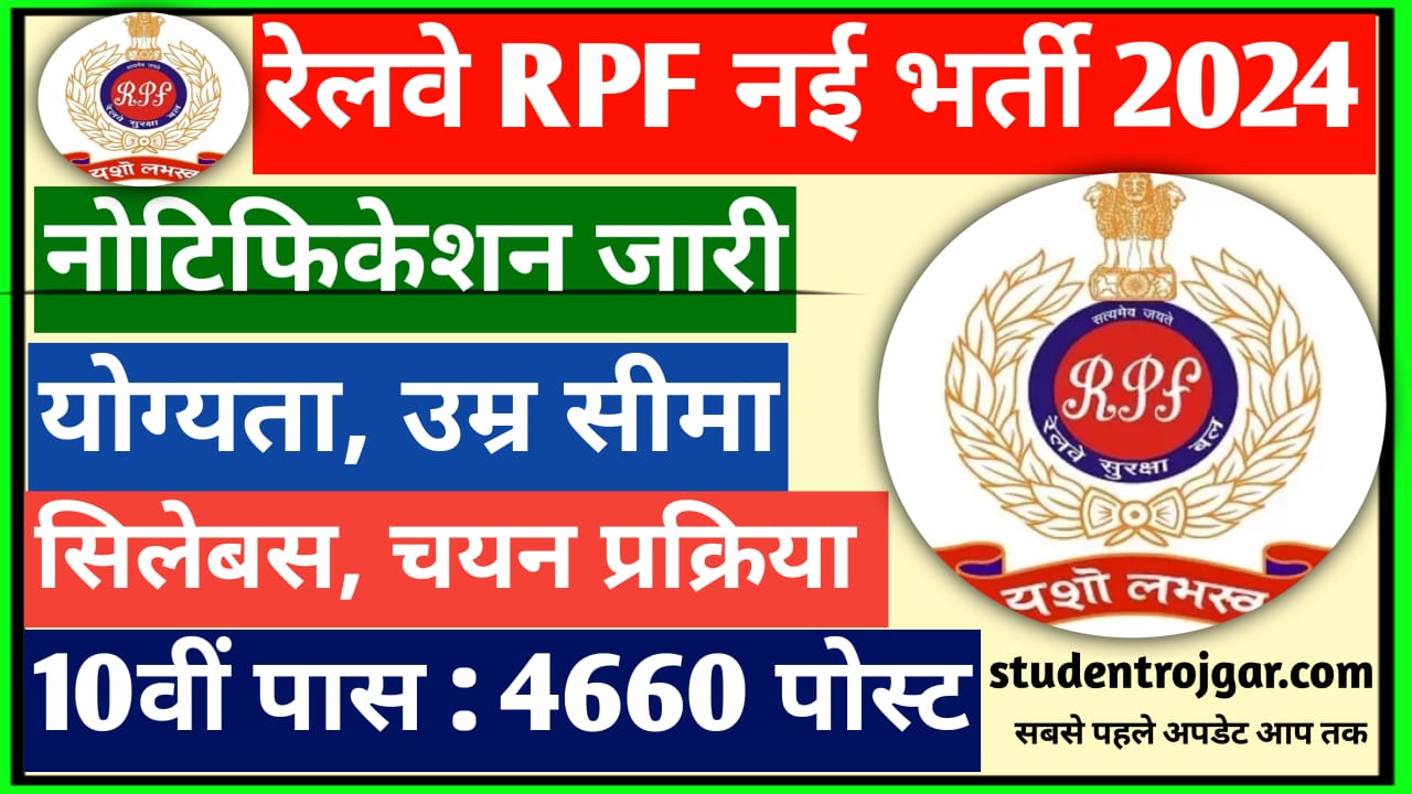 RPF Vacancy 2024