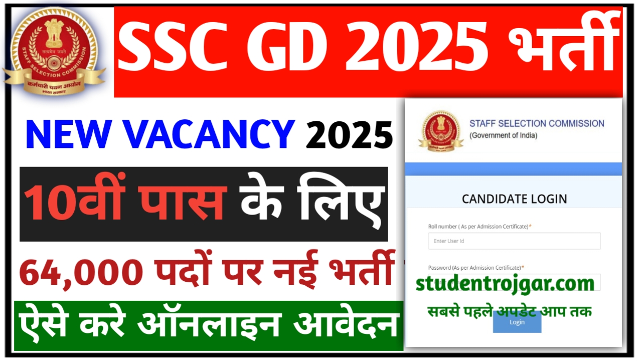 SSC GD Constable Vacancy 2025 Out