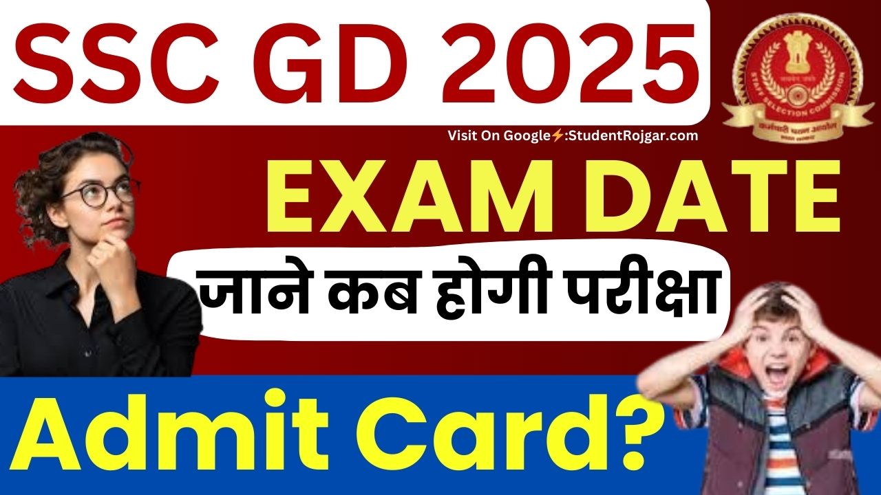 SSC GD Exam Date 2025