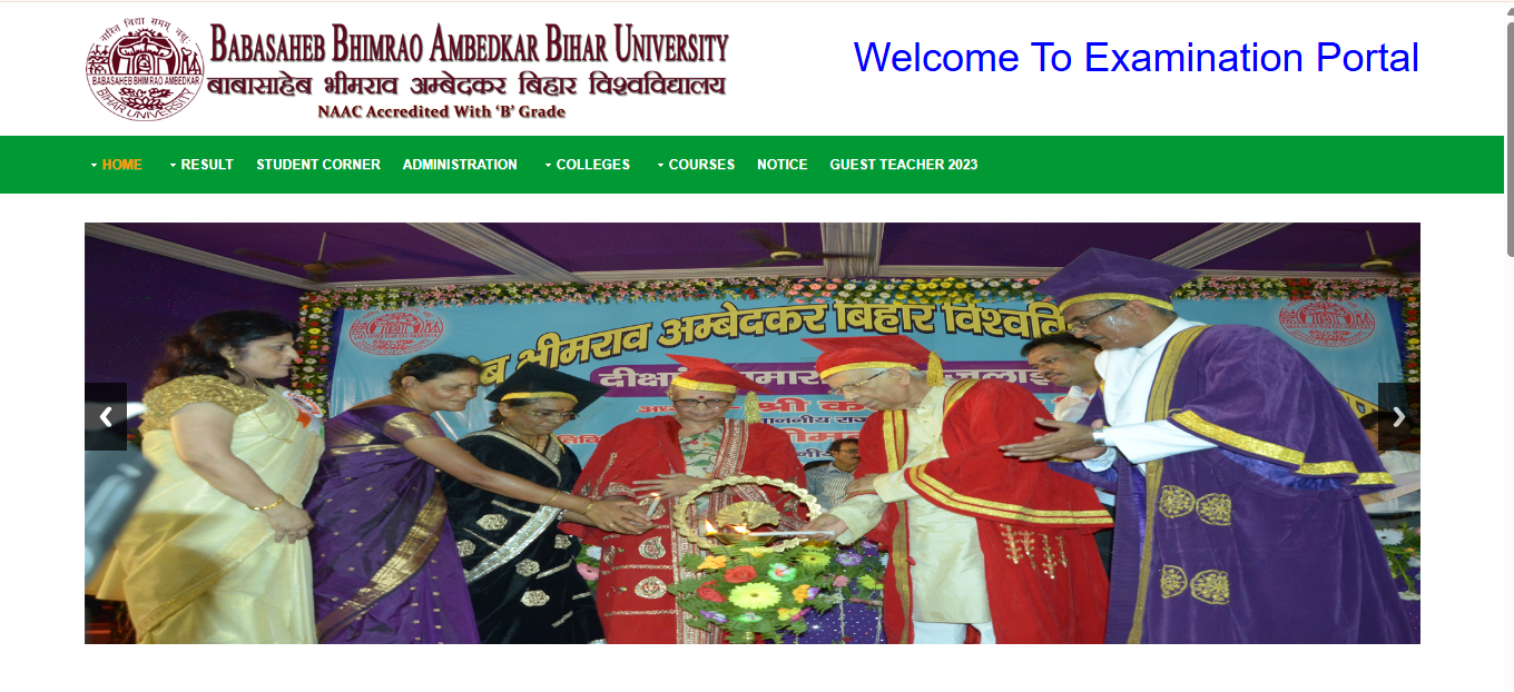 BRABU Semester 3 Result 2023-27