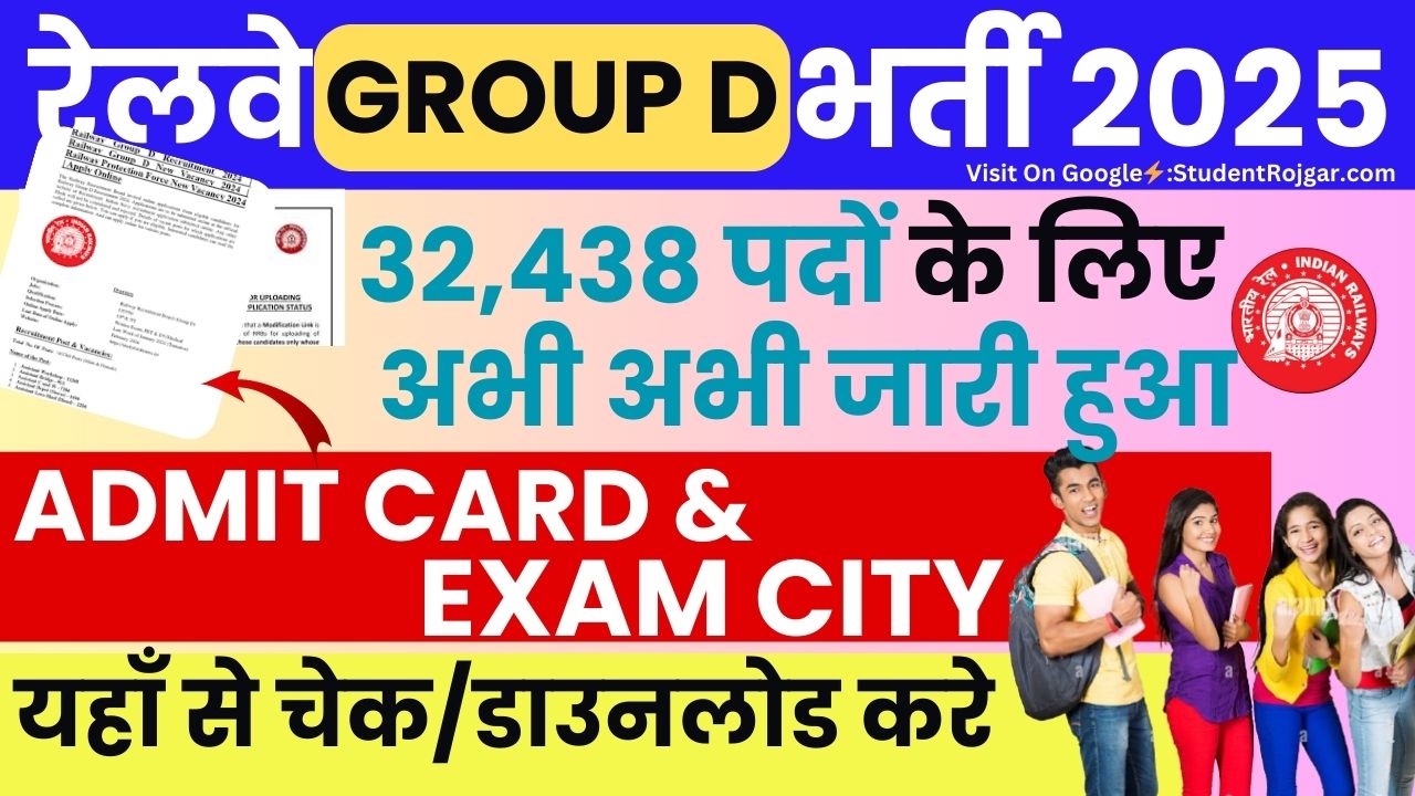 RRB Group D Admit Card 2025