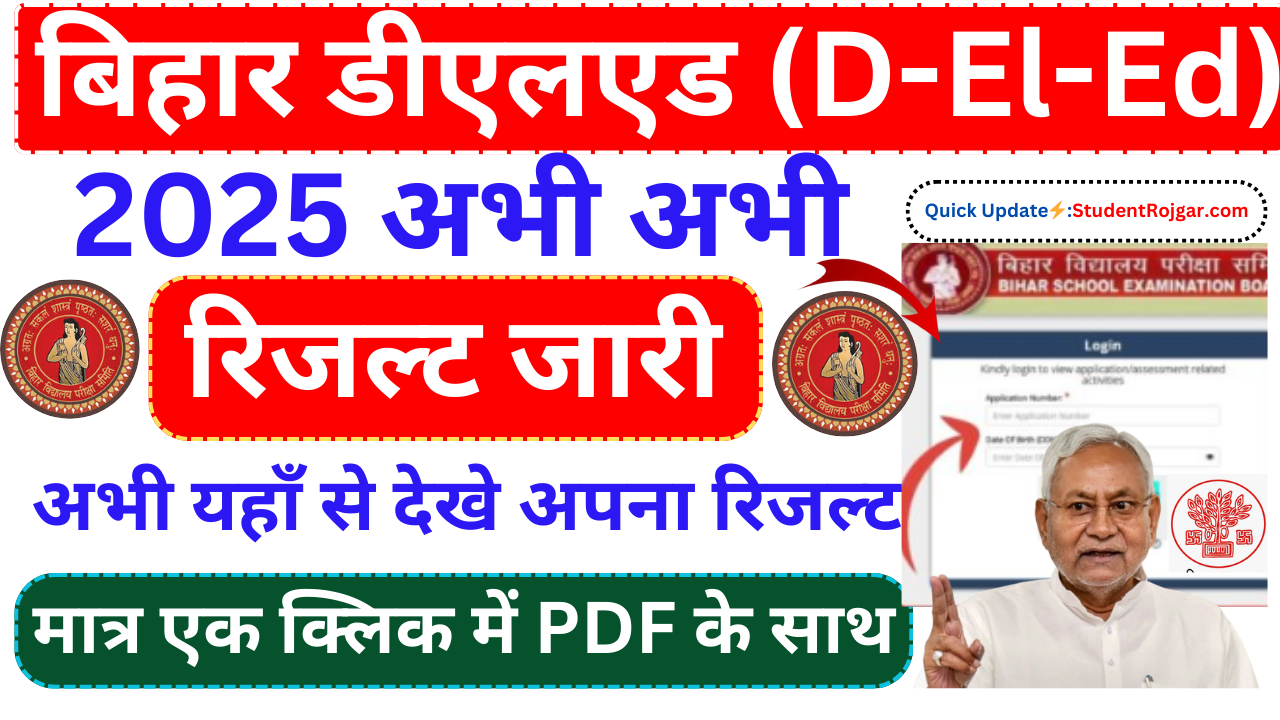 Bihar Deled Result 2025