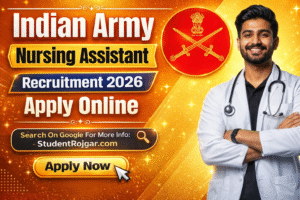 Indian Army Nursing Assistant Vacancy 2026