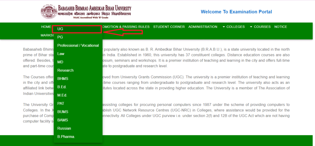 Brabu Result 2023-27 Semester 4