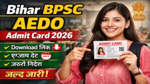 Bihar BPSC AEDO Admit Card 2026