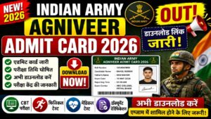 Indian Army Agniveer Admit Card 2026