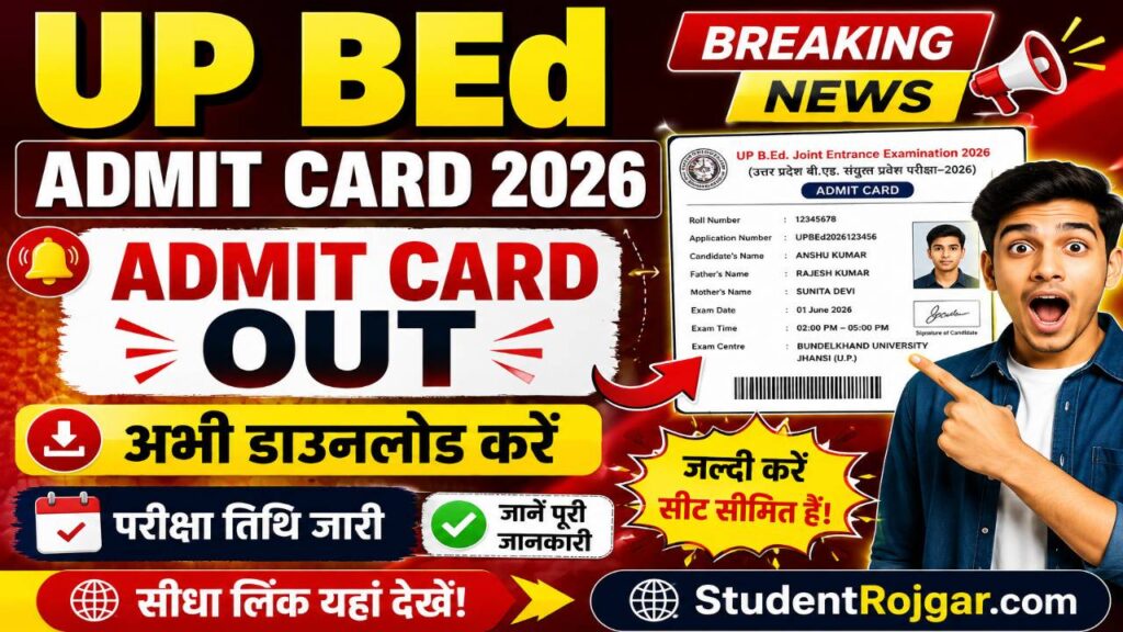 UP BEd Admit Card 2026