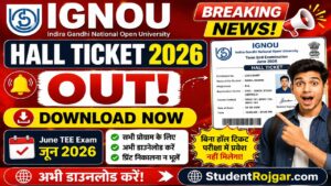IGNOU Hall Ticket June 2026