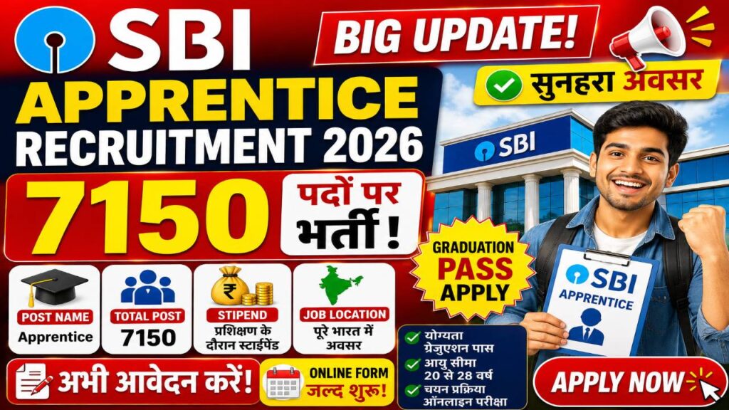 SBI Apprentice Recruitment 2026