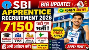 SBI Apprentice Recruitment 2026