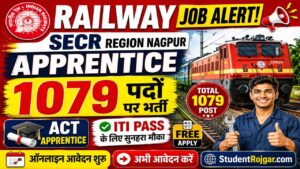 Railway SECR Region Nagpur Apprentice Recruitment 2026