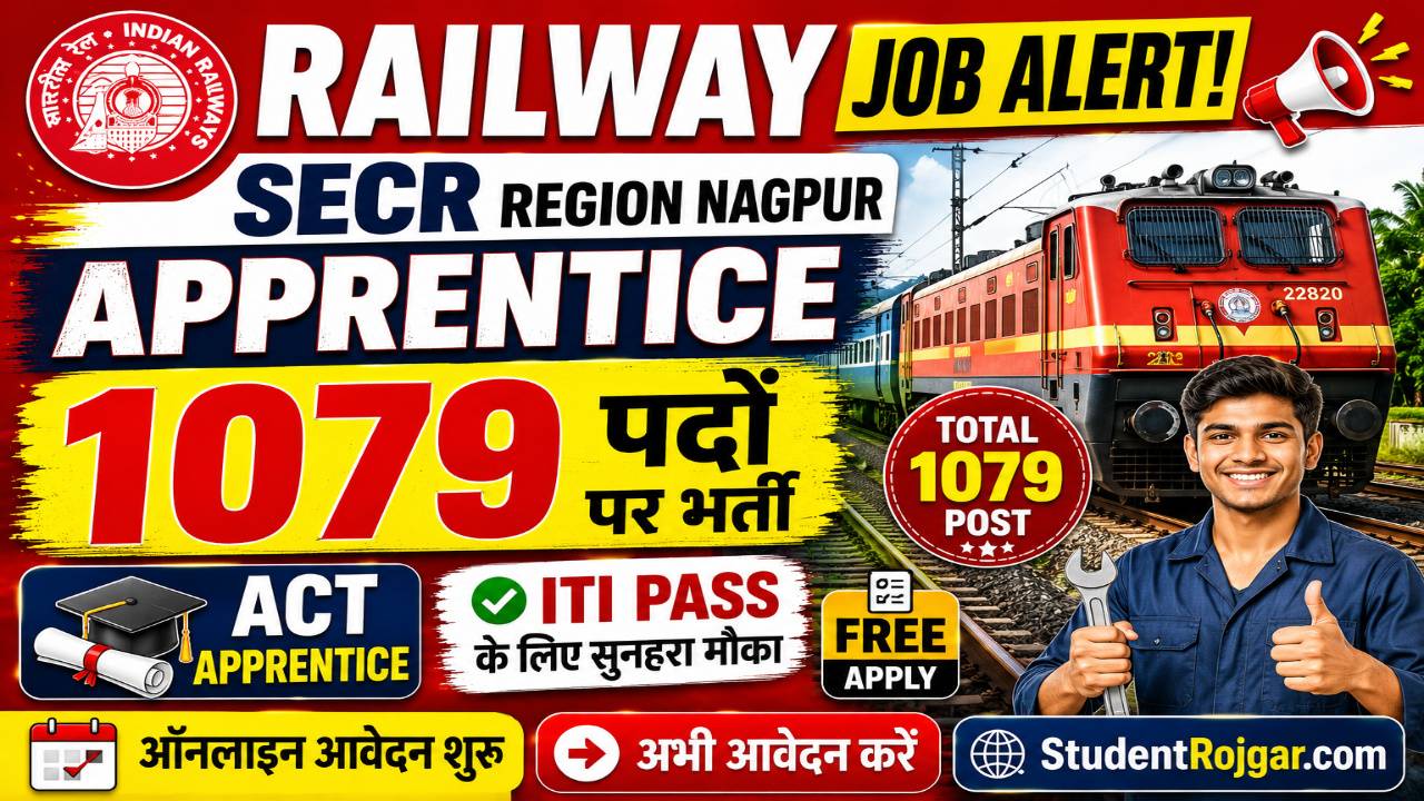 Railway SECR Region Nagpur Apprentice Recruitment 2026