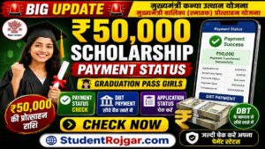 Bihar Graduation Pass Scholarship Payment Status 2026
