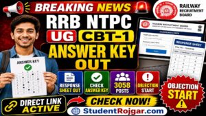 RRB NTPC UG Answer Key 2026
