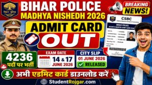 Bihar Police Madhya Nishedh Admit Card 2026
