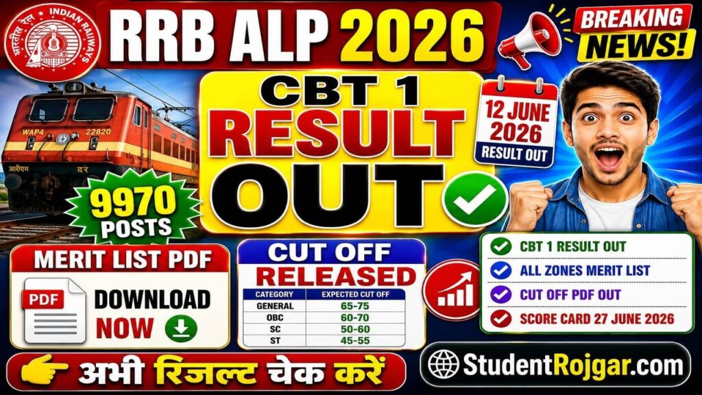 RRB ALP Result 2026