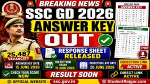 SSC GD Answer Key 2026