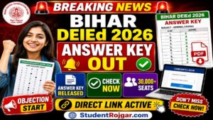 Bihar DElEd Answer Key 2026