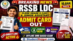 RSSB LDC Admit Card 2026
