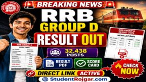 RRB Group D Result 2026