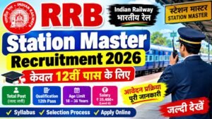 RRB Station Master Recruitment 2026
