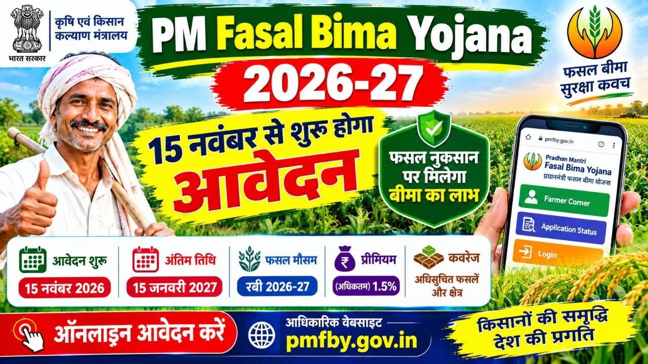 PM Fasal Bima Yojana 2026-27